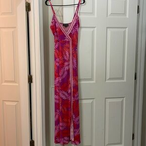Floral printed maxi dress